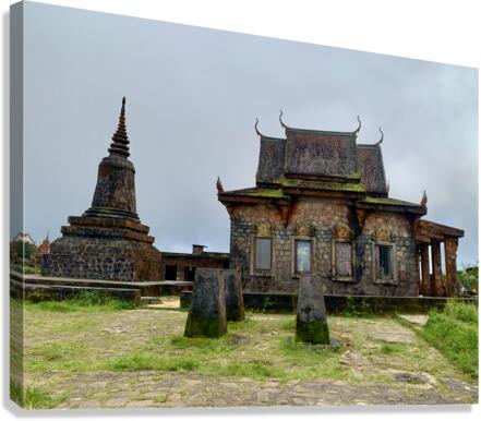 Wat Sampov Pram Temple Bokor Cambodia Canvas Print