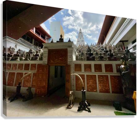 Gangaramaya Temple in Colombo Sri Lanka 2 Canvas Print