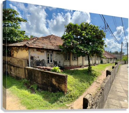 House in Galle Sri Lanka Canvas Print