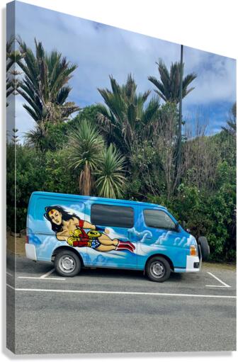 Superwoman Van Canvas Print