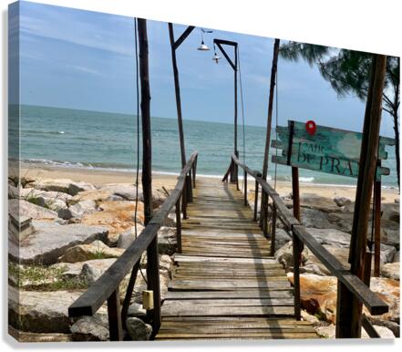 Walk to the Beach Canvas Print