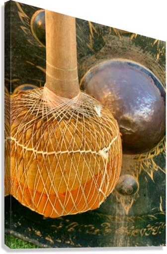 The Gong Canvas Print