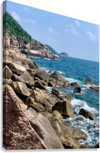 Island Coast Canvas Print