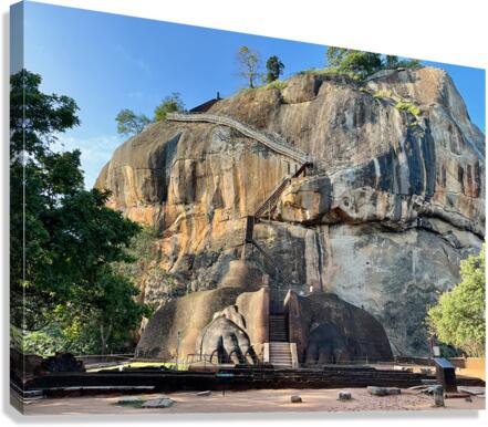Lion s Rock Sigiriya Sri Lanka 2 Canvas Print