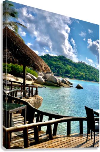 View on Chalok Bay Koh Tao Canvas Print
