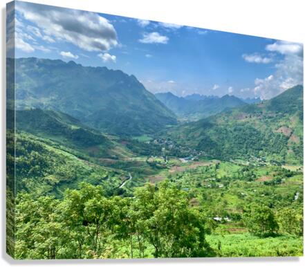 Along the Ha Giang Loop Canvas Print