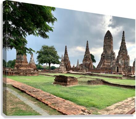 Ayutthaya Historical Park Temples 2 Canvas Print