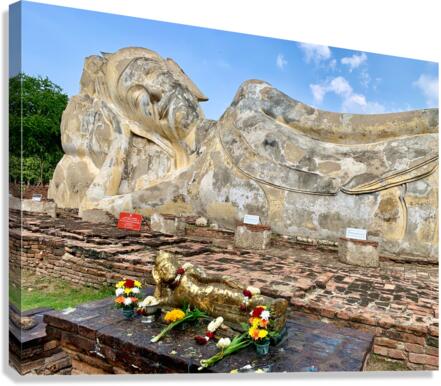 Ayutthaya Historical Park Temples 4 Canvas Print