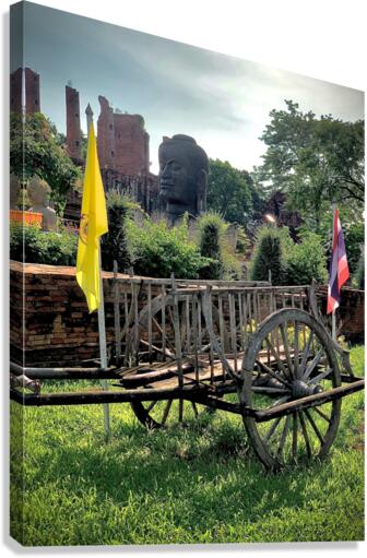 Ayutthaya Historical Park Temples 12 Canvas Print