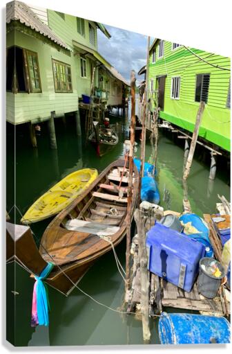 Koh Panyee Island Village Thailand Canvas Print