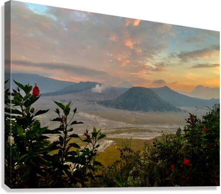 Mount Bromo at Sunset Indonesia Canvas Print
