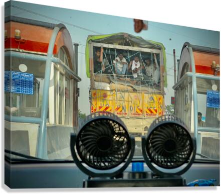 Another Day on the Job Canvas Print