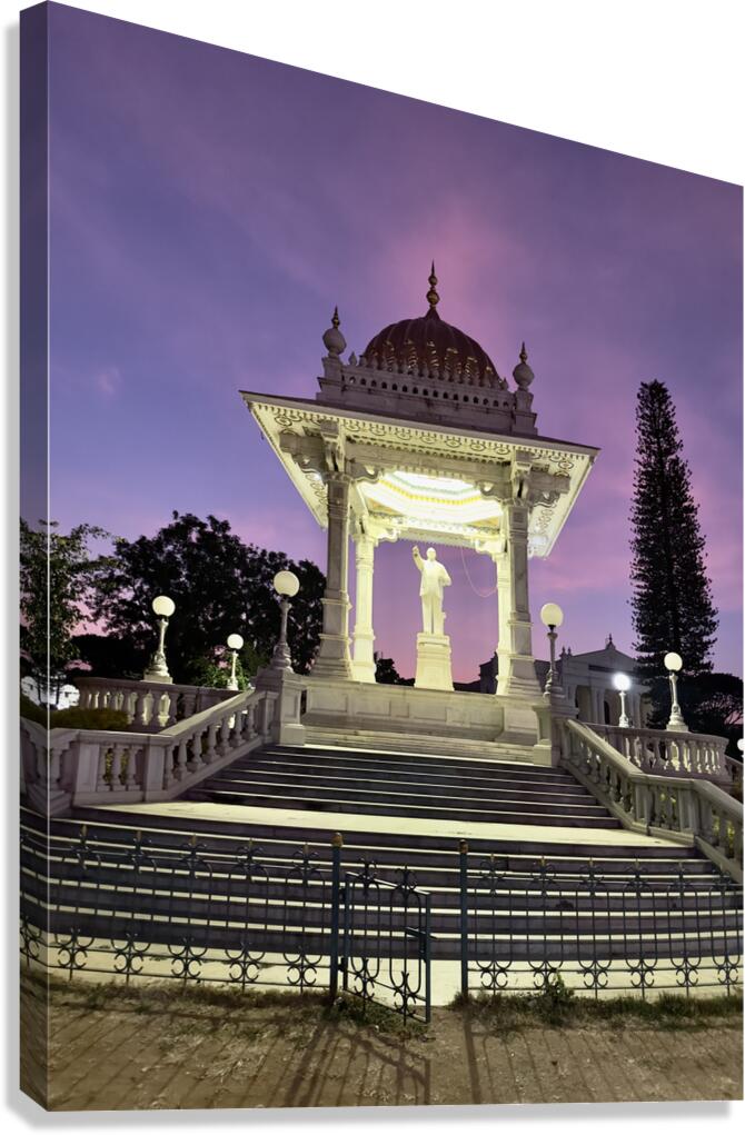 Mysore City Hall Statue Canvas Print