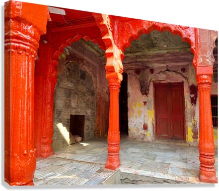 Vishram Ghat Temple 1 Canvas Print