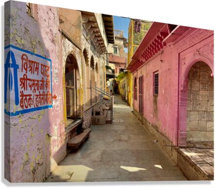 Vishram Ghat Temple 3 Canvas Print