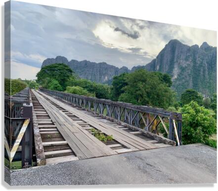 The Wooden Bridge Canvas Print