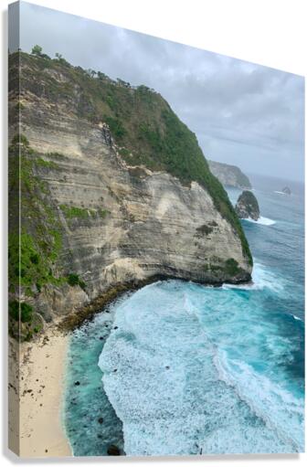 The Cliff Canvas Print