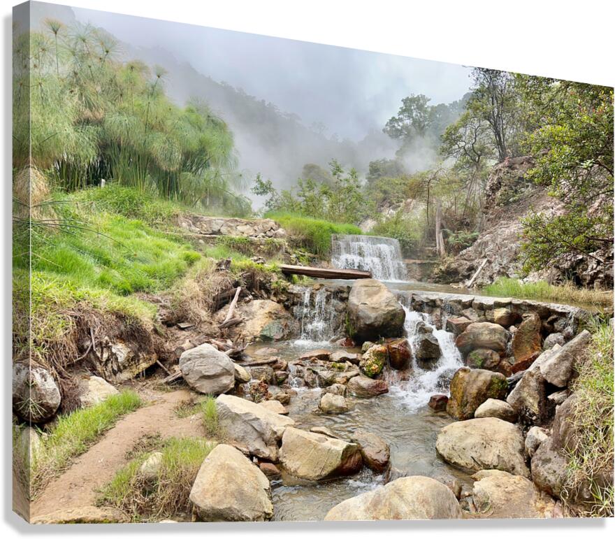 Cibuni Rengganis Crater Java Indonesia 8 Canvas Print