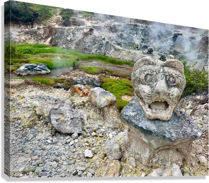 Cibuni Rengganis Crater Java Indonesia 3 Canvas Print