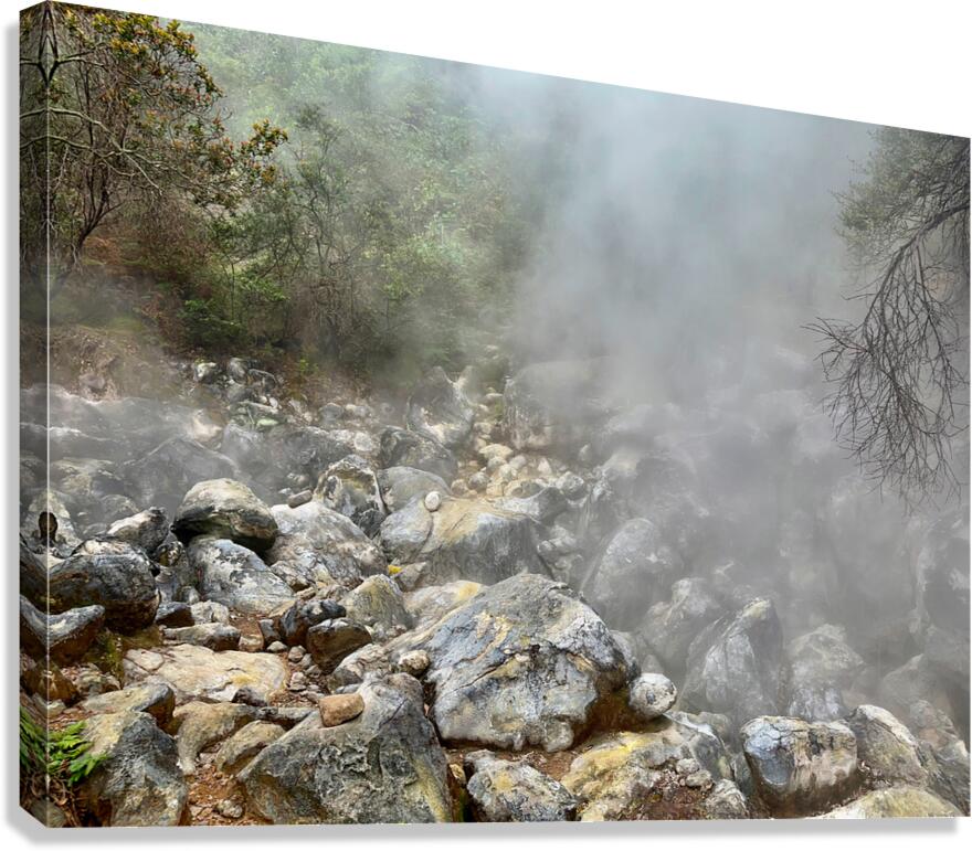 Cibuni Rengganis Crater Java Indonesia 4 Canvas Print