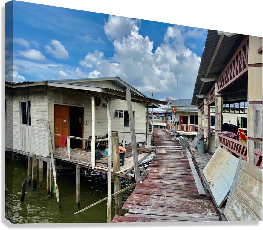 Kampong Ayer Floating Village Brunei 3 Canvas Print