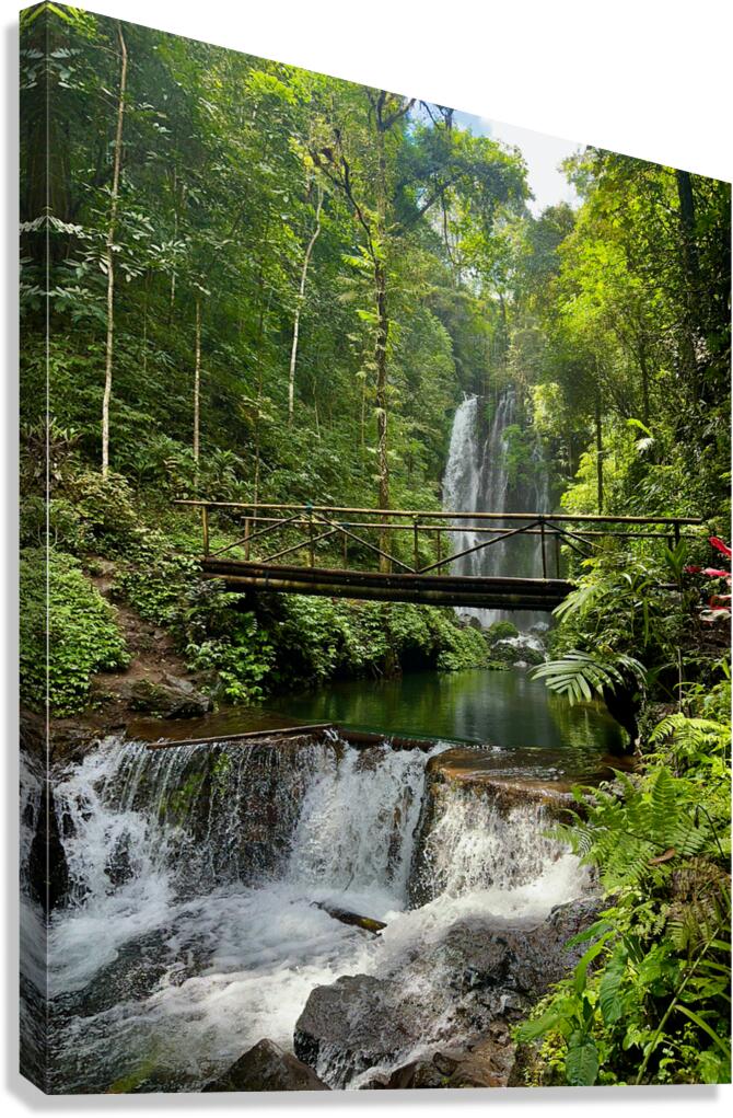 Munduk Waterfalls Bali 4 Canvas Print