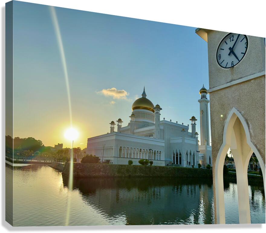 Omar Ali Saifuddien Mosque Collection Brunei 4 Canvas Print