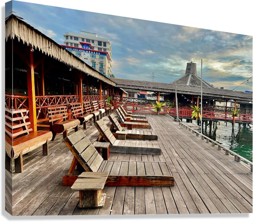 Semporna Marina Borneo 3 Canvas Print