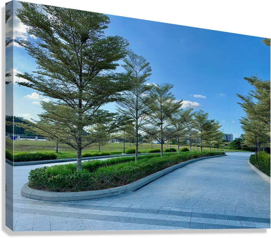 Park in Bandar Seri Begawan Brunei Canvas Print