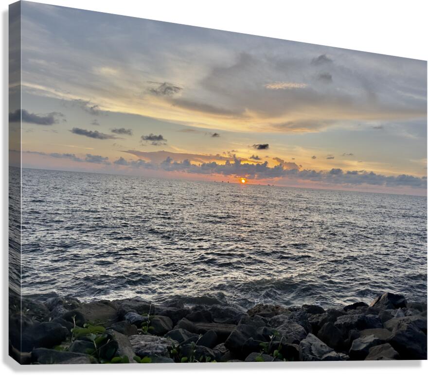Sunset in Miri Canvas Print