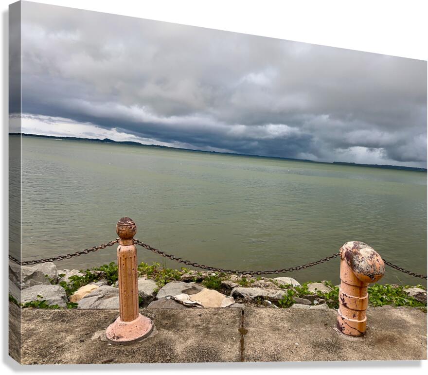 The storm is coming in Sandakan Canvas Print