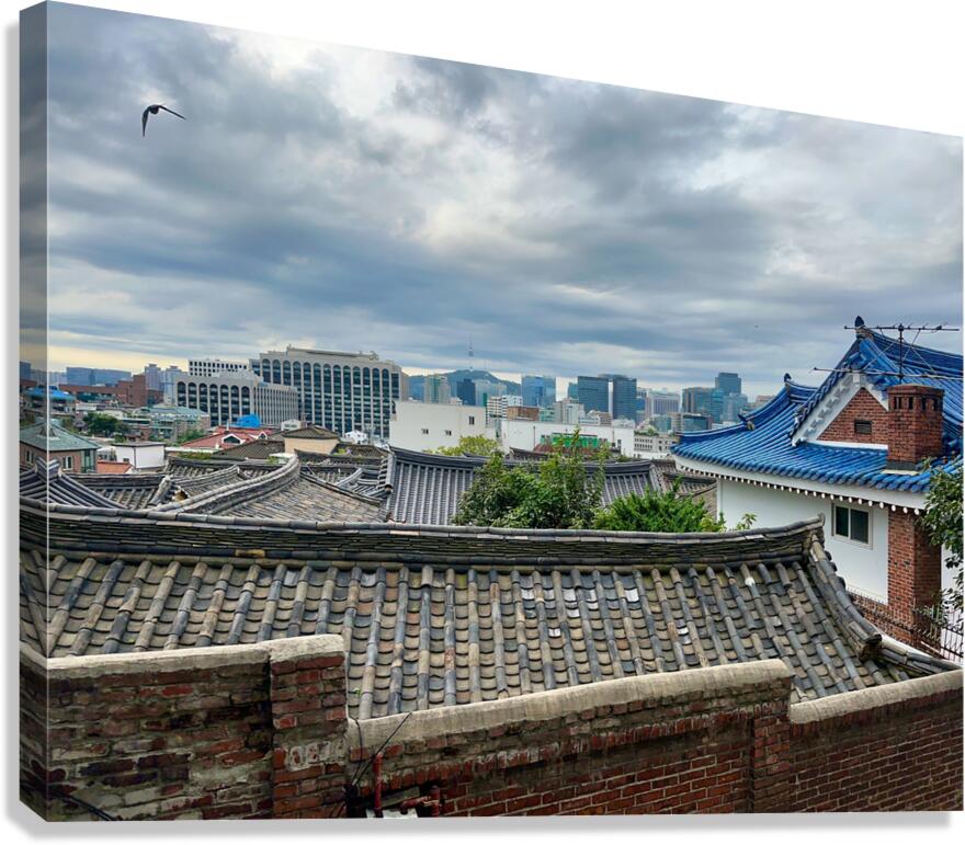 Bukchon Hanok Village Seoul Korea 3 Canvas Print