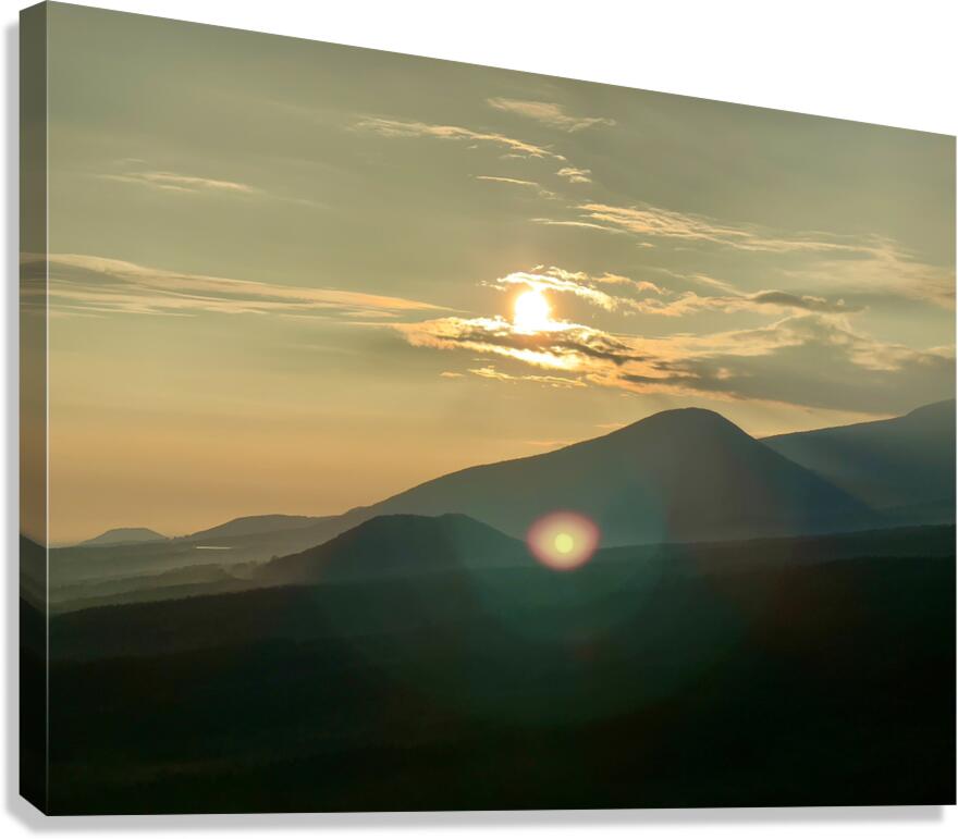 Beautiful Sunrise Jeju South Korea 3 Canvas Print