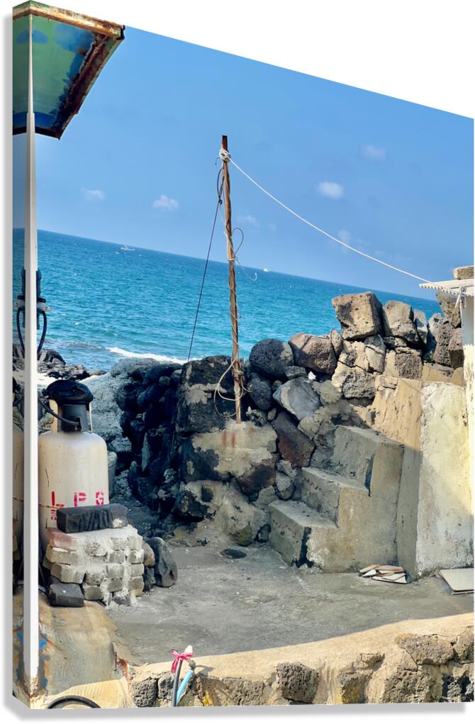 Behind the House Jeju South Korea Canvas Print