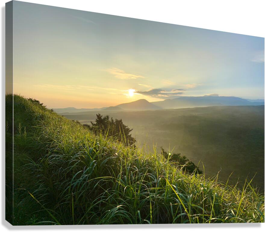 Beautiful Sunrise Jeju South Korea 1 Canvas Print