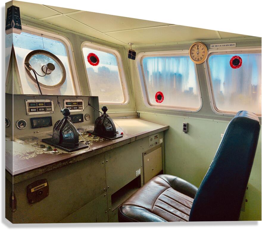 Army Boat Cabin Seoul South Korea Canvas Print