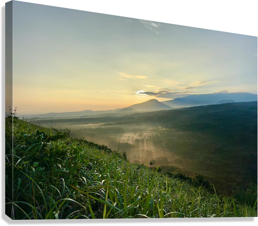 Beautiful Sunrise Jeju South Korea 2 Canvas Print