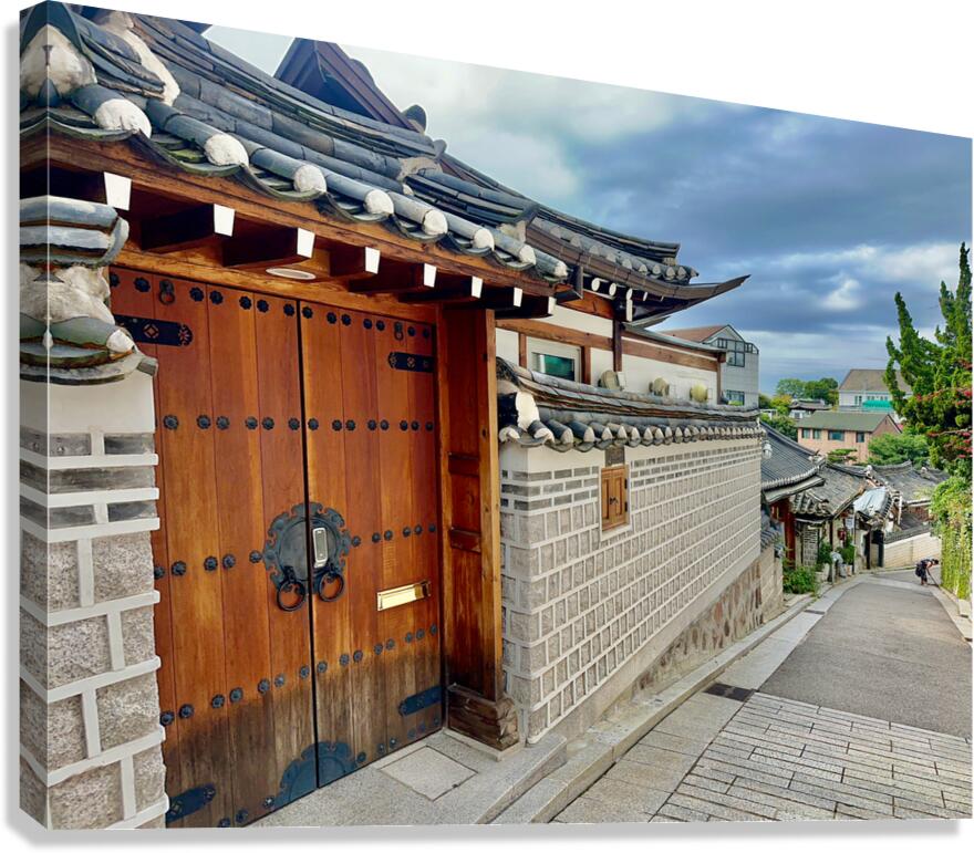 Bukchon Hanok Village Seoul Korea 6 Canvas Print