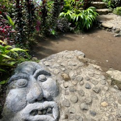 Face in the Ground Munduk Bali