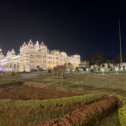 Mysore Palace at Night 1