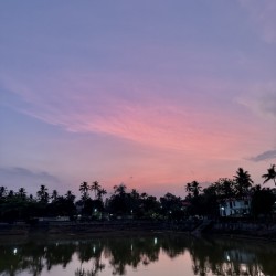Purple sky of Varkala