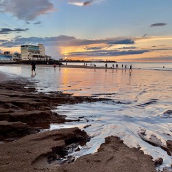 Samyang Beach Sunset Jeju South Korea 1