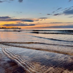Samyang Beach Sunset Jeju South Korea 2