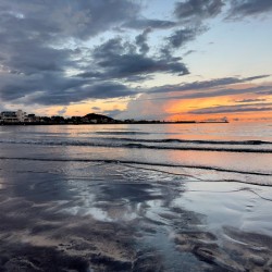 Samyang Beach Sunset Jeju South Korea 4