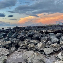 Samyang Beach Sunset Jeju South Korea 5