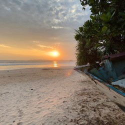 Tip of the Boat Sunset