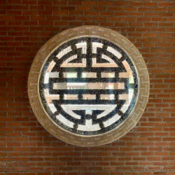 Brickwall with Temple Window