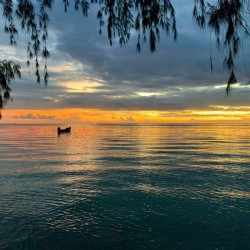 Calming Sunset Reflections