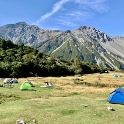 Camping at Mount Cook New Zealand