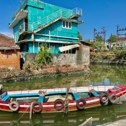 Colourful Boat on the Water